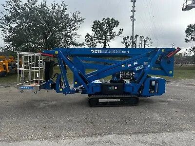 Buy CTE TRACCESS 75 Ft SPIDER LIFT 39' OUTREACH AT FULL BASKET CAPACITY GO THRU GATE • 145,000$