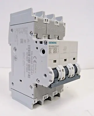 Buy New Siemens 5sj4340-7hg41 Mini Circuit Breaker 240v 3 Pole 40 Amp Class C Nib • 157.49$