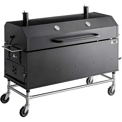 Buy 60  Charcoal / Wood Smoker Grill With Adjustable Grates And Dome - Assembled • 1,681.15$
