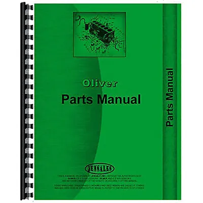 Buy Parts Manual For Oliver 122 Disc Plow • 42.99$