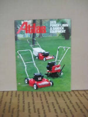 Buy Original Atlas 1978 Power Lawn And Garden Brochure Catalog • 19.95$