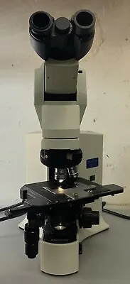 Buy Olympus BX41 Microscope Tilting Binocular Head 4 Objectives Lab Equipment Clinic • 3,000$