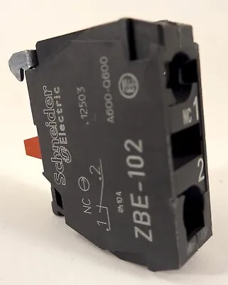Buy Schneider Electric ZBE-102 Contact Block, NEW Without Box • 11.98$