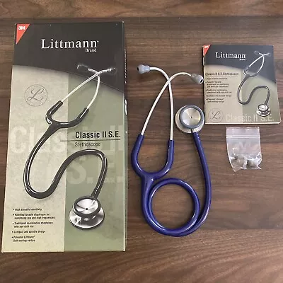 Buy 3M Littmann Classic II SE Stethoscope – Purple 28” Model #2209. Great Condition • 59.99$