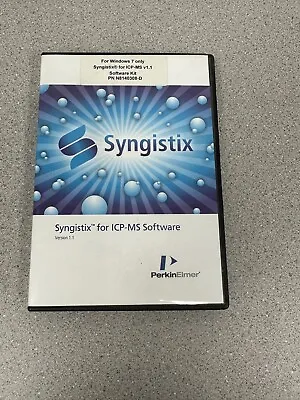 Buy Syngistix Software For Perkin Elmer ICP-MS Version 1.1 • 500$