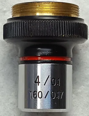 Buy Parco Microscope Objective Lens 4/0.1-160/0.17. 200025  • 15$