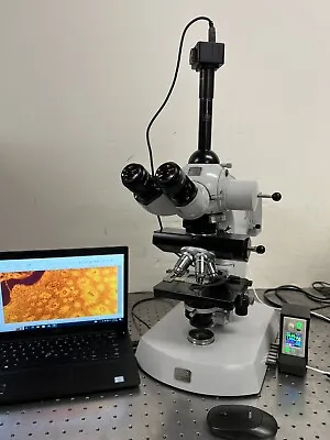 Buy Zeiss Universal 2 Broadband LED Fluorescence Microscope With 5MP Cam Laptop • 5,450$