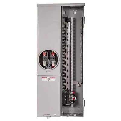 Buy 20 Amp 24-Space 42-Circuit Flush Mount Solar Ready Meter Load Center Combo • 401.50$