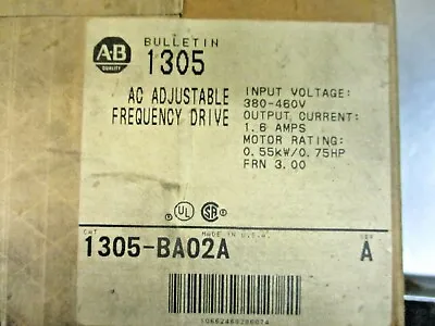Buy New Allen-bradley 1305-ba02a Ac Adjustable Frequency Drive • 247.50$