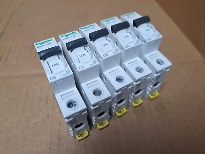 Buy Schneider Electric Circuit Breaker (Lot Of 5) Part No. IC65N C 6A • 80$
