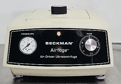 Buy Beckman Airfuge Air-Driven Ultra Centrifuge With Rotor • 524$