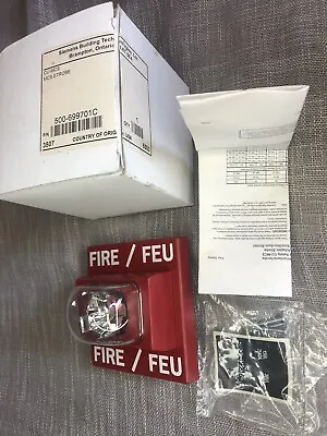 Buy Siemens CU-MCS Strobe Fire Alarm (Red) 500-699701C Made In The USA 🇺🇸 3507 • 25.99$