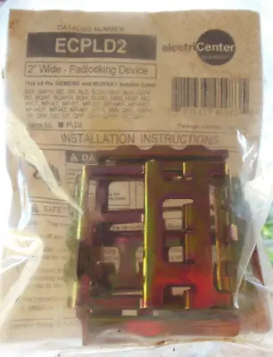 Buy 10 PACKS OF 3 EA  ECPLD2 2  Wide Padlocking Device = PLD2 2 Pole PAD LOCKABLE • 79.99$