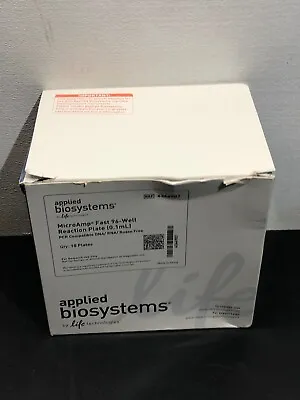 Buy Life Technologies Applied Biosystems MicroAmp Fast 96-Well Plate 0.1mL 4346907 • 30$