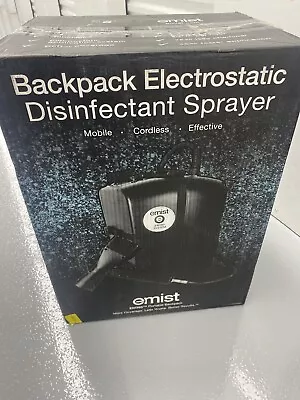 Buy Emist Em360 Electrostatic Disinfectant Sprayer Cordless Backpack New In Box • 100$