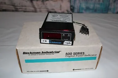 Buy Beckman Industrial 500 Digital Panel Indicator Model 500d W/ Original Box • 39$