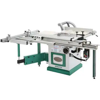Buy Grizzly G0623X 230V 10 Inch 5 HP Sliding Table Saw • 5,452$