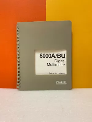 Buy Fluke 471706 8000A/BU Digital Multimeter Instruction Manual • 39.97$