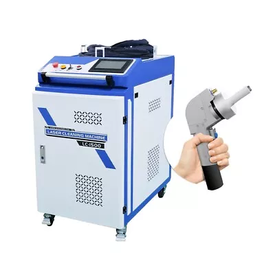 Buy Laser Cleaner 1500W CW Hand-held Fiber Rust/Paint/Stain Remove Machine For Metal • 9,143$