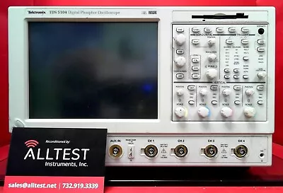 Buy Tektronix TDS5104 Opt. 2A, 2M, Digital Phosphor Oscilloscope 1GHz, 4 Ch, 5GSa/s • 2,995$