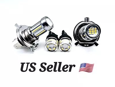 Buy 4 Premier Hi/Lo LED Headlight Bulbs For Kubota L Series: L3560, L4060, L4760 USA • 35.99$