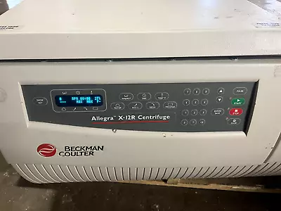 Buy Beckman Coulter X-12R Centrifuge W/SX4750 Rotor, 4  SX4750 Buckets • 1,000$