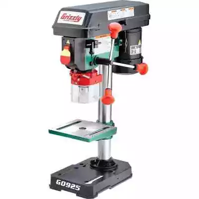 Buy Grizzly Industrial Benchtop Drill Press 1700 RPM 5-Speed 1/3 HP Variable Speed • 164.80$