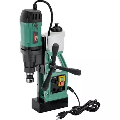 Buy Grizzly PRO 2 In. Magnetic Drill 2 HP Multi-Position Gravity-Fed Variable Speed • 742$