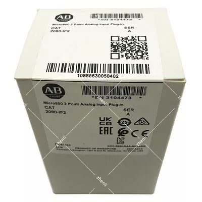 Buy Brand New Allen-Bradley 2080-IF2  2 Point Analog Input Plug-In Free Shipping • 148$
