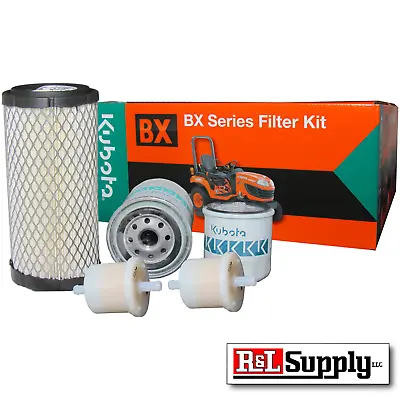 Buy Kubota Oem Bx Filter Maintenance Kit Bx23s Bx1880 Bx2380 Oil Fuel Air Hydraulic • 76$