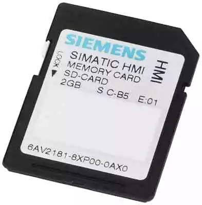 Buy Siemens 6AV2181-8XP00-0AX0 Touch Screen SD Memory Card 2GB • 130$