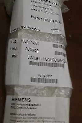 Buy Siemens 3WL9111-0AL08-0AA0 . Circuit Breaker 3WL M • 26.99$