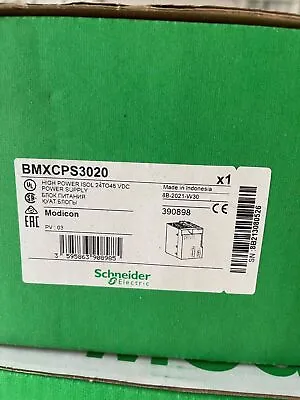 Buy BMXCPS3020 BRAND NEW SCHNEIDER ELECTRIC M340 24VDC Power Supply FREE SHIP • 433.50$