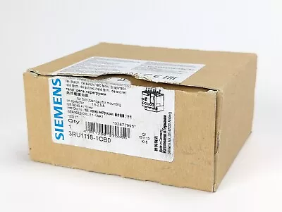 Buy 1 Nib Siemens 3ru1116-1cb0 3ru11161cb0 Overload Relay 1.8-2.5 Amp  • 19.94$