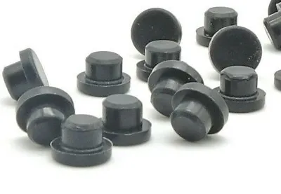 Buy 10mm  Rubber Hole Plugs  Push In Foot  Hi Temp Silicone  Compression Stem Bumper • 11.29$