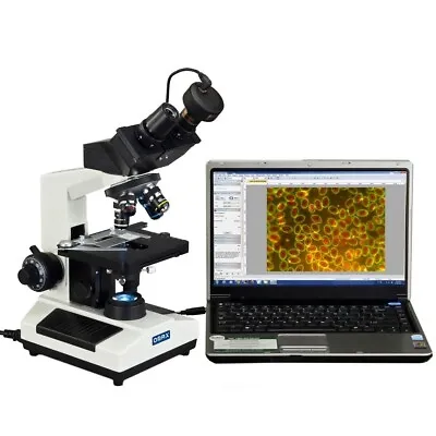Buy 40X-2000X Advanced Darkfield Compound LED Binocular Microscope W 5MP USB Camera • 631.99$