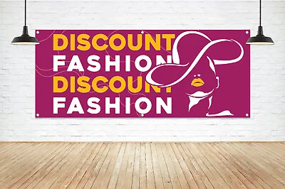 Buy DISCOUNT FASHION Generic Vinyl Banner Retail Sign Boutique Store Shop Signage • 36.99$