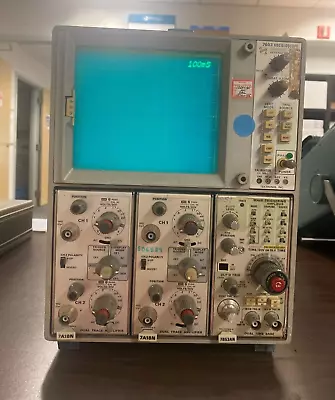 Buy Tektronix 7603 Oscilloscope 7A18N, 7B53AN, Powers On.  As-is For Parts Or Repair • 125$