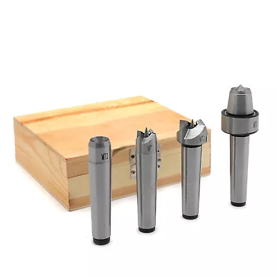 Buy MT2 Wood Lathe Live Center Drive Spur Cup Kit Arbor Case Wooden Turning Tools • 27.64$