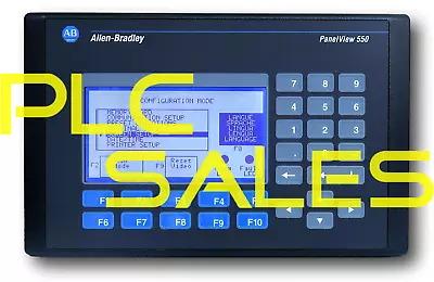Buy Allen Bradley 2711-K5A8 Series H  |  PanelView 550 With DH+ & RS232 FRN 4.41 • 1,465$