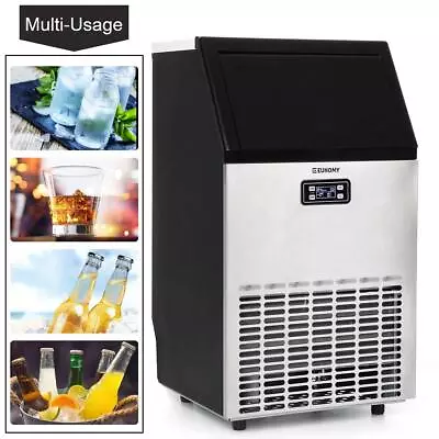 Buy Smad Commercial Ice Maker Built-in Ice Cube Machine Undercounter 100 Lbs/ Day • 435$