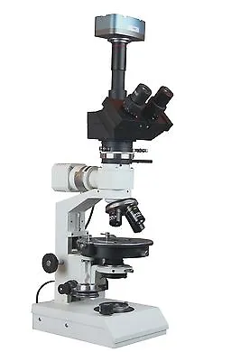 Buy Metallurgical Polarizing Brightfield Top Bottom Light Microscope W 3Mp Camera • 899$