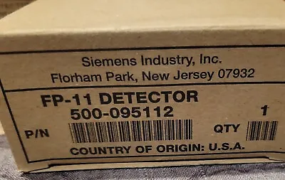 Buy New Siemens Fp-11 Smoke Detector(s) New In Factory Box!! • 195$