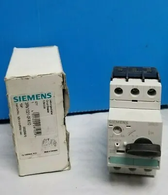 Buy Siemens Breaker 3RV1021-0FA10 Motor Starter Overload Protector Adjustable Range • 75$