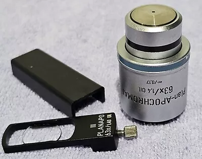 Buy Zeiss 440760 Plan-APOCHROMAT 63X/1.4 Oil ∞/0.17 Microscope Objective W/ DIC • 2,195$