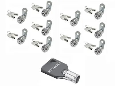 Buy Master Key Lock Tubular Cam Lock 90 Degree Keyed Different Lock W/ Master Key • 75.95$