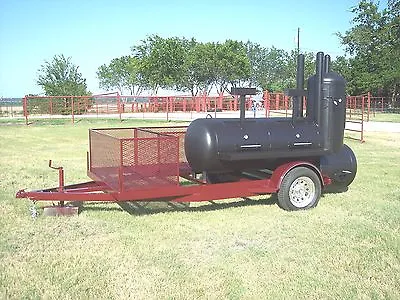 Buy NEW BBQ Pit Smoker Cooker And Charcoal Grill Trailer  • 8,860$