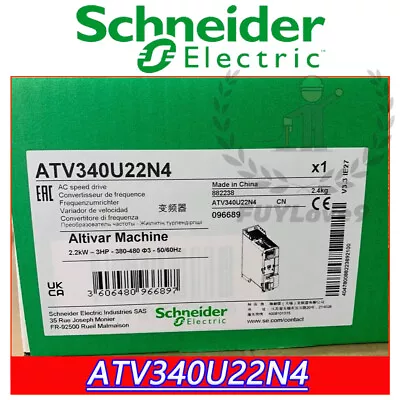 Buy Higher Quality Schneider ATV340U22N4 Brand New, Quality Guaranteed Free Ship • 676$