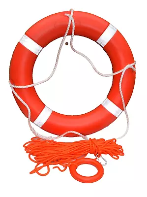 Buy (NEW) LIFE BUOYS 5556 2.5kg 28  Boat Safety Throw Ring, With Rope • 80$