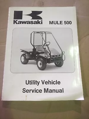 Buy Kawasaki Mule 500 Utility Vehicle Service Repair Manual 1991 • 22.07$